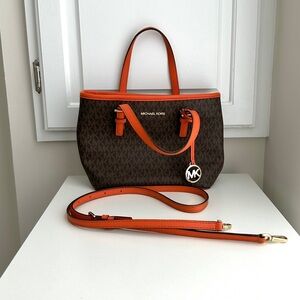 Michael Kors Orange Small Tote